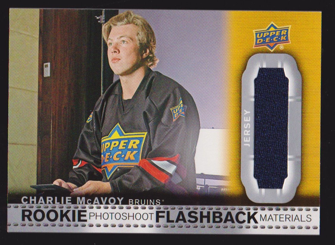 2018-19 Upper Deck Rookie Flashback #RPFMC Charlie McAvoy (image for) 2018-19 Upper Deck Rookie Flashback #RPFMC Charlie McAvoy